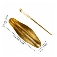 2 Pieces Tea Scoop with Tea Pick Titanium Utensil for Hosts