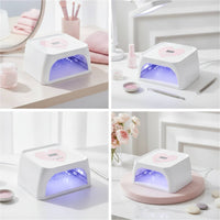 LED Nail Lamp Salon Grade Gel Nail Lamp with Detachable Base Dryer Quick Drying Light Wide Compatibility for Manicurists