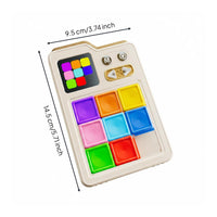 Electronic Slide Brain Teaser Educational Digital Slide Brain Teaser ABS Plastic