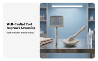 Deshedding Slicker Brush with Metal Pins