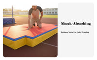 High Jump Mat Foldable Design High Jump Flop Landing Landing Area Impact Absorbing Thick Foam Crash Pad for Instructor Es, Kids, Track and Field