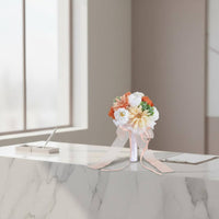 Lace Bridal Floral Arrangement Colorful Design Special Occasion Decoration Never