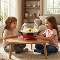 Nonstick Electric Popcorn Maker Tabletop Popcorn Maker with Non-Stick Plate Lightweight Appliance Heat-Resistant for Home Kitchen, Dorm Rooms