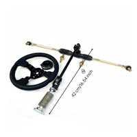 Rack and Pinion Steering Set Heavy Duty Vehicle Components for Hobbyists