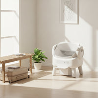 Open-Top Automatic Litter Box Removable Automatic Cat Litter Box Pet Supply Easy to Clean Electric for Living Room, Apartment