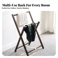 Foldable triangular frame Garment Stand Minimalist design Household Organizer for Bathroom