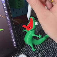 跨境新爆款 Lizard  Memes 蜥蜴迷因 可晃动弹簧解压趣味蜥蜴摆件