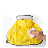 Dog Raincoat with Clear Hood Waterproof Hooded Dog Raincoat Full-Coverage for Dogs, Rainy Walks, Outdoor Activities