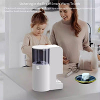 跨境美规智能加热毛巾机一次性毛巾加热器55℃恒温家用办公现货