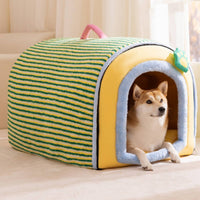 Pet Tunnel Bed Heatedcat Hideaway Soft Pet House for Bedroom