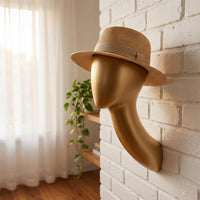 Wall Hat Display Head Wall-Mounted Head Mannequin Multipurpose Beauty Accessory for Salon