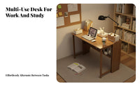 Foldable Design transformable hall table Desk Space-Saving Writing Table Extendable Surface Workstation Multi-Functional for Students, Apartment Dwellers, telecommuter Workers, Small areas, Bedroom, Home Office, Dorm Room