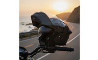 DOT Approved Modular Full Face Helmet | Aerodynamic, Full Face Helmet with Rear LED Lights, for Street Riding