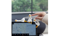 3 Pieces Cute Car Dashboard Duck Cartoon Car Duck Ornament Playful Decoration Mini for Drivers