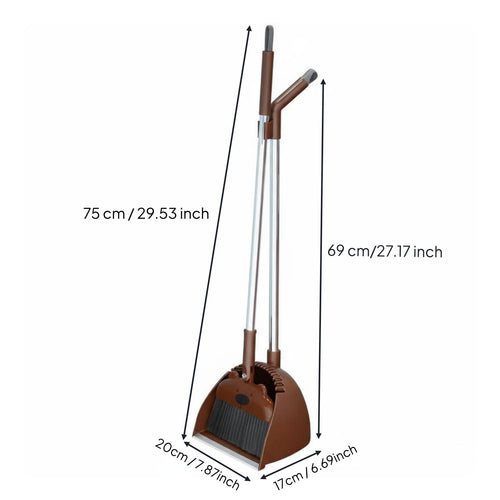 Cartoon Creature Broom Set Child-Sized Kids Broom and Dustpan Set