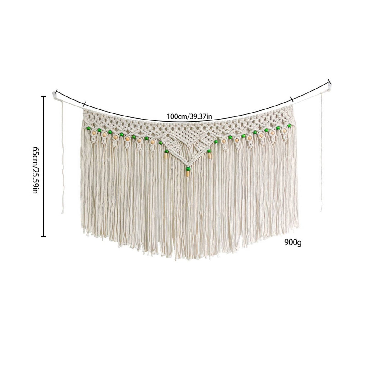 Tassel Wall Hanging Decorative Fringe Boho Tapestry Bohemian Design