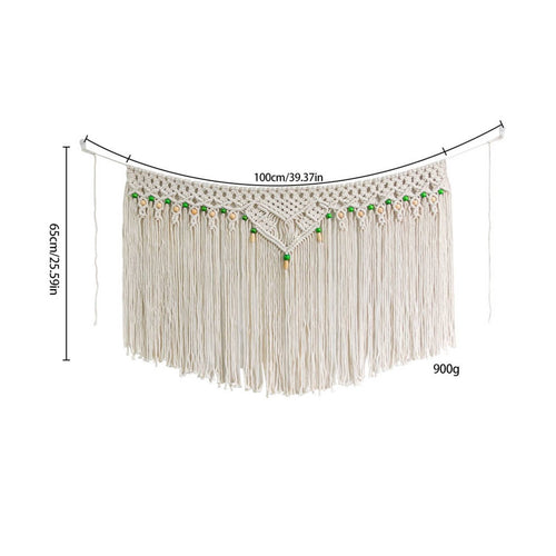Tassel Wall Hanging Decorative Fringe Boho Tapestry Bohemian Design