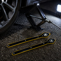 Flat Scissor Jack Wrench Sturdy Jack Handle Wrench Ergonomic Tool Handheld for Drivers, Garage