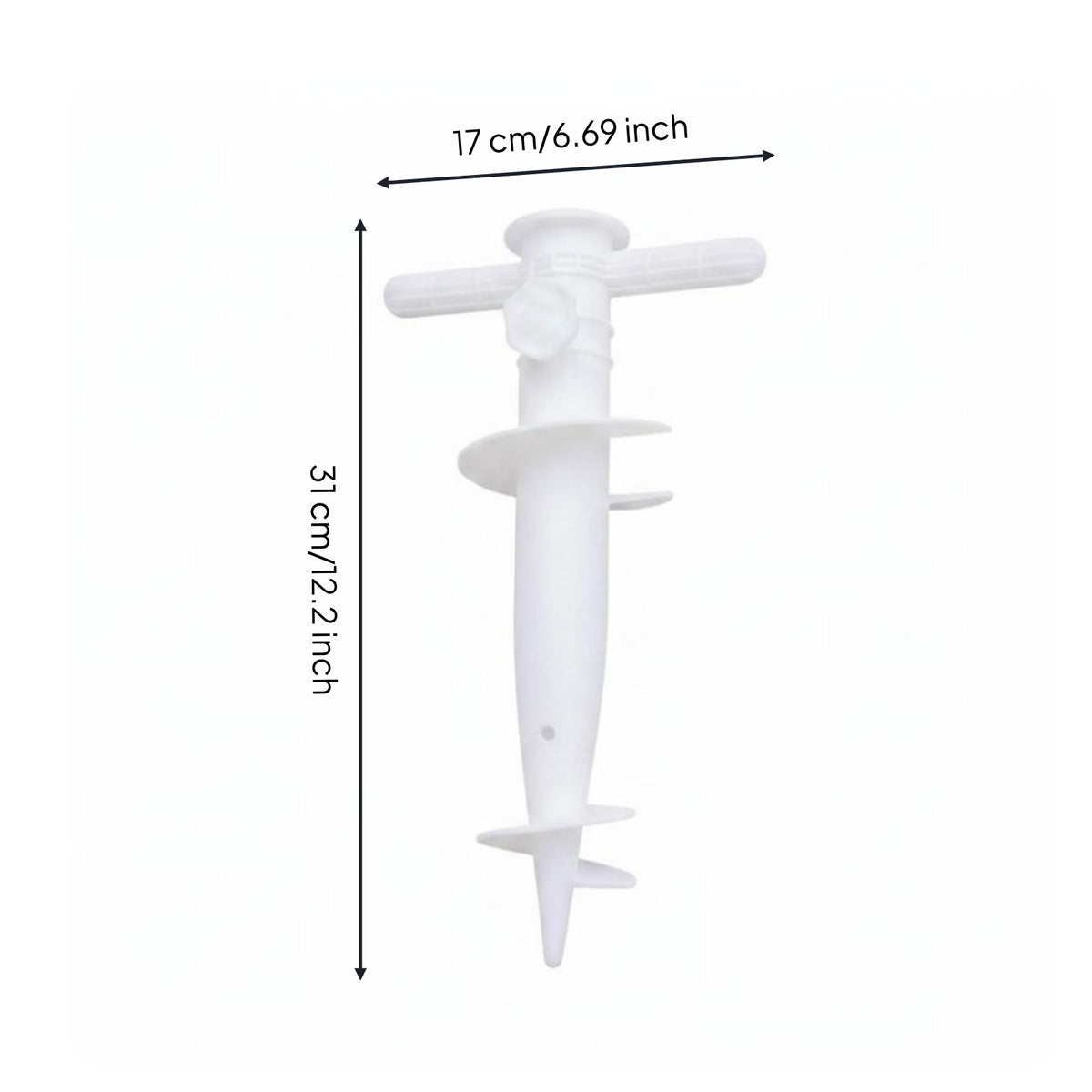 Spiral Umbrella Anchor Stable Hold Beach Umbrella Anchor Wind Resistant Parasol Base