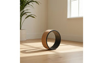 Cork Stretching Wheel Backbends Stretching Wheel Supportive Exercise Prop with Rounded Shape for Yogis, Athletes