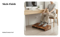 Angled Footrest Improves Posture Foot assist Reduces Fatigue for Gaming Setup