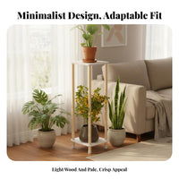 2-Tier Planter Rack Floor-Standing Tiered Plant Stand Minimalist design