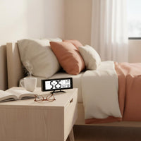 Press Control Night Light Clock Snooze Function for Heavy Sleepers
