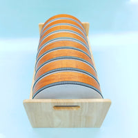 Drum with Holder Foldable Wooden Hand Drum Versatile Percussion Instrument for Beginners