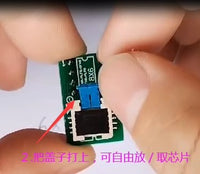 双QFN8测试座多功能 WSON8 MLF8 DFN8芯片DIP8翻盖6*8 5*6烧录座