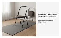 Foldable Iyengar Mind-Body Exercise Chair Space-Saving Design Iyengar Auxiliary Chair Stable and Long-Lasting Mind-Body Exercise Assist Stool Heavy Duty for Beginners, Home Gym