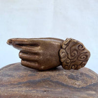 Hand Statue Decor Detailed Craftsmanship Brass Sculpture Long-Lasting