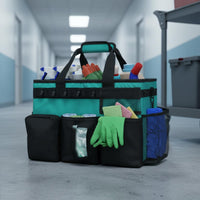 Multi-Pocket Cleaning Organizer Large Capacity Cleaning Supply Bag Sturdy