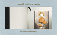 Adjustable wall sconce for bedroom