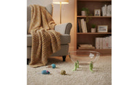 Acrylic Space Capsule Feline Lounger Cool and Refreshing Pet Furniture