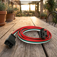 Extension Cable for Strip Lights and LED Strip, 3-Pin SM2.54 LED Extension Cable for DIY Lighting, 1 Male to 4 Female Splitter, 22AWG Nylon Wire