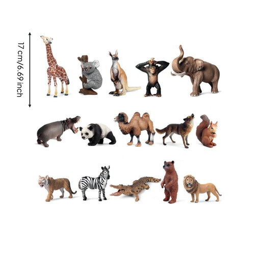 Animal Figurines Imaginative Play Realistic Elephant Figure Gift Idea Realistic Lion Figure for Preschoolers, Preschool