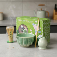 Matcha Starter Kit Gift Box Included Ceramic Matcha Bowl Whisk Set for Beginners