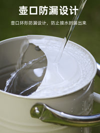 沃施worth洒水壶长嘴铁制浇花壶家用大容量浇水壶复古园艺花洒壶