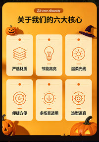 Solar-Powered Halloween Skull Ground Light for Outdoor Garden Decoration