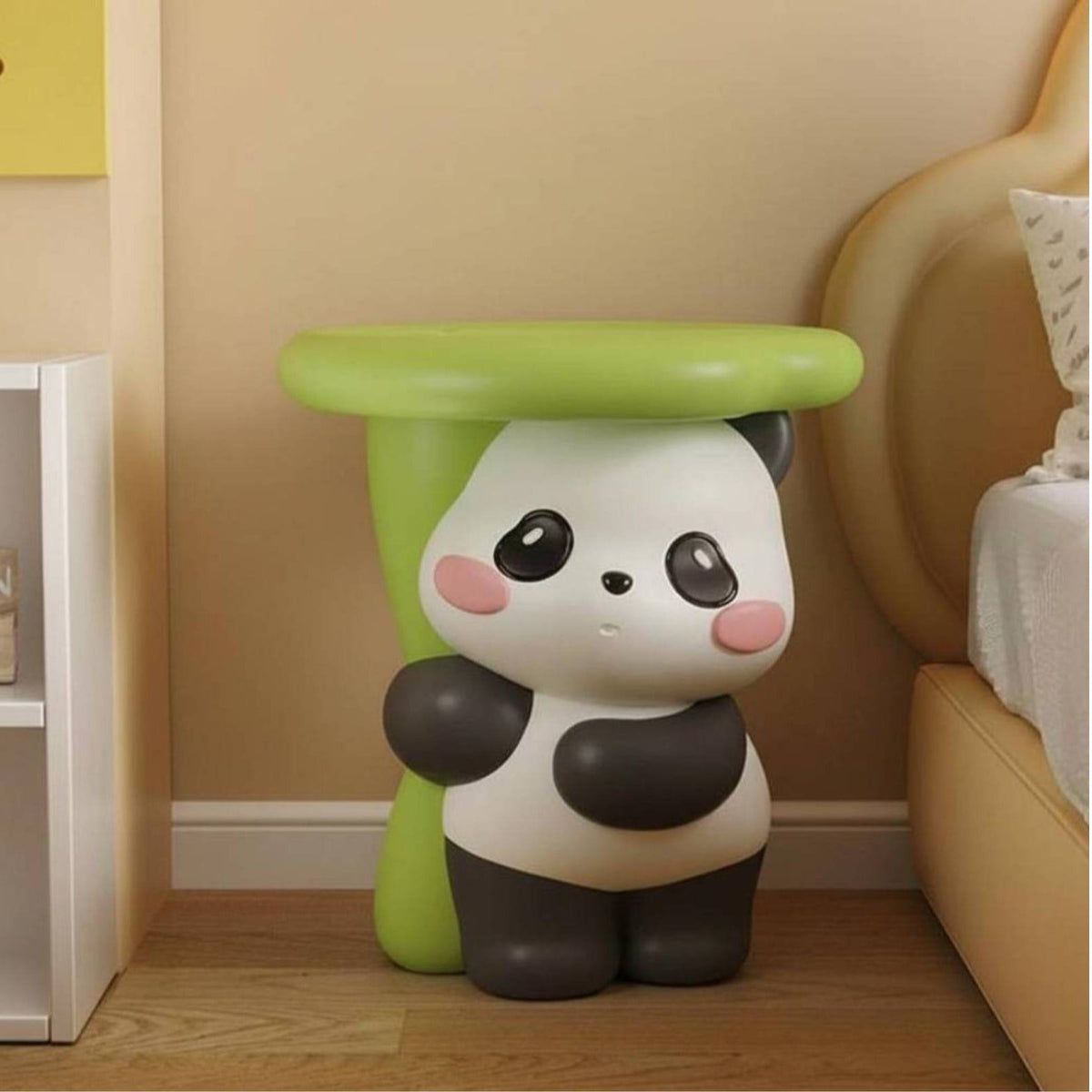 Multifunctional CumulusShaped Cat Bed Nightstand 2-in-1 Design pet nook End Table Creative Bedroom Furnishing Functional surface for Children, Small Dog Owners, Apartment Dwellers, Bedside, Home, Living Room, Office