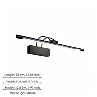 Wall-Mounted Mirror Light Slim LED Mirror Light Iron and PC for Mirrors