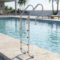 4-Step Pool Ladder No-Boring Stainless Steel Pool Ladder Rust Resistant for Homeowners, Inground Pools