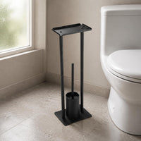 Freestanding Bathroom Tissue Holder No Extra Roll Storage Stand Long-Lasting