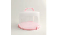 Transparent Cake Carrier with Dome Clear Cake Carrier with Handle Portable Reusable for Home Bakers, Parties, Kitchen