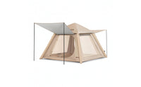 Inflatable Tent with Awning Easy Setup Inflatable Tent with Pump Ventilated for Campers, Family, Camping, Backyard, Festivals