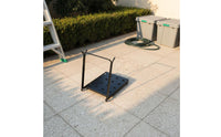 Iron Construction Folding Ladder Work Platform Easy to Install Ladder Work Platform Heavy-Duty Rust-Proof for Contractors, Painters, Workshop