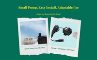 Silent adjustable aquarium pump