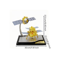 1:30 Spacecraft Model  with Stand Alloy Moon Lander Model Shiny for Collectors, Study,