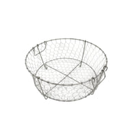 Multi Functional Polished Hanging Basket Stainless Steel Mesh Basket