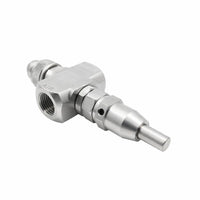 Stainless Steel Self-Cleaning Spray Nozzle, 1/4 Inch Misting Nozzle, Industrial Misting Spray Head, Fan Pattern Nozzle, Low P